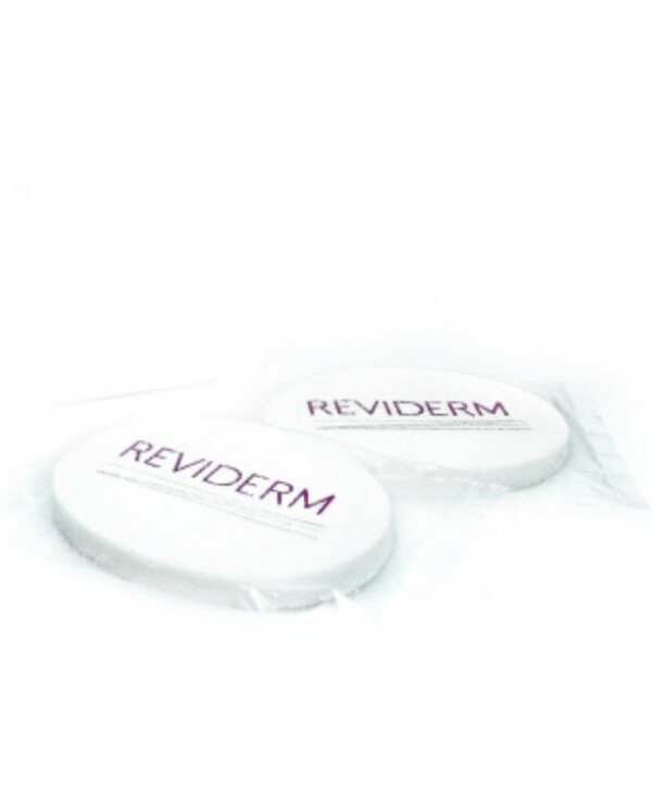 Reviderm - Sponges for cleansing facial skin Cleansing Sponge White back