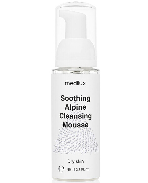 Medilux - Mousse for cleaning dry skin Soothing Cleanser Alpine Mousse Dry skin 80ml