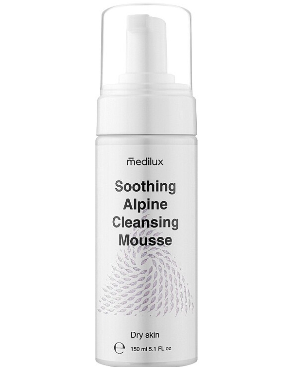 Medilux - Mousse for cleaning dry skin Soothing Cleanser Alpine Mousse Dry skin 450ml