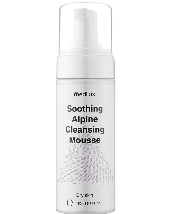 Medilux - Mousse for cleaning dry skin Soothing Cleanser Alpine Mousse Dry skin 450ml