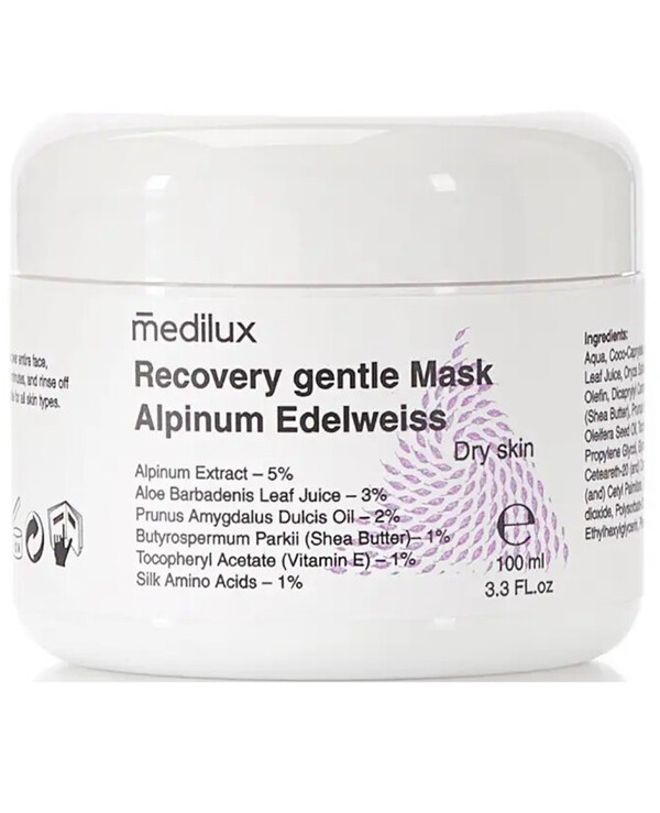Medilux - Revitalizing mask for dry skin Recovery Gentle Mask Alpinum Edelweiss 200ml