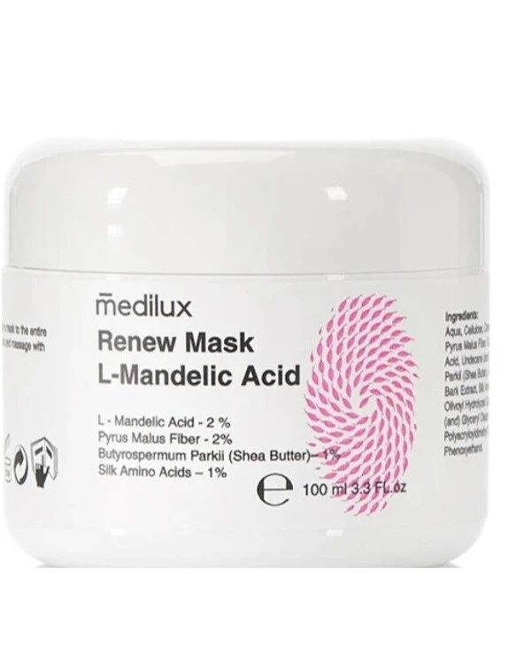 Medilux Маска-скраб с L-миндальной кислотой | Renew Mask L-Mandelic Acid фото, цена, купить