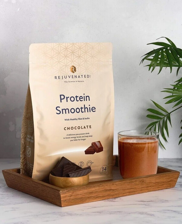 Rejuvenated - Smoothie Chocolate, 14 servings Protein Smoothie Chocolate  back