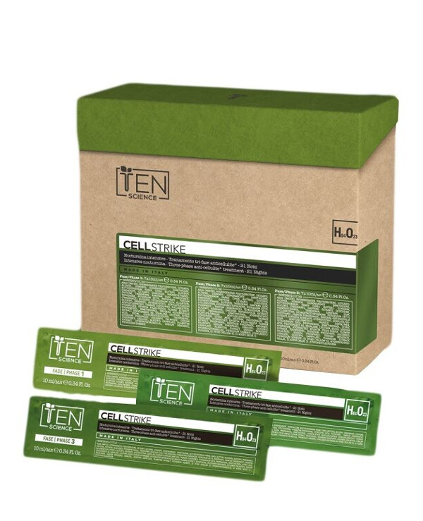 Ten Science - Active anti-cellulite night care set Intensive Nocturnina Three-Phase Anti-Cellulite Treatment 210ml