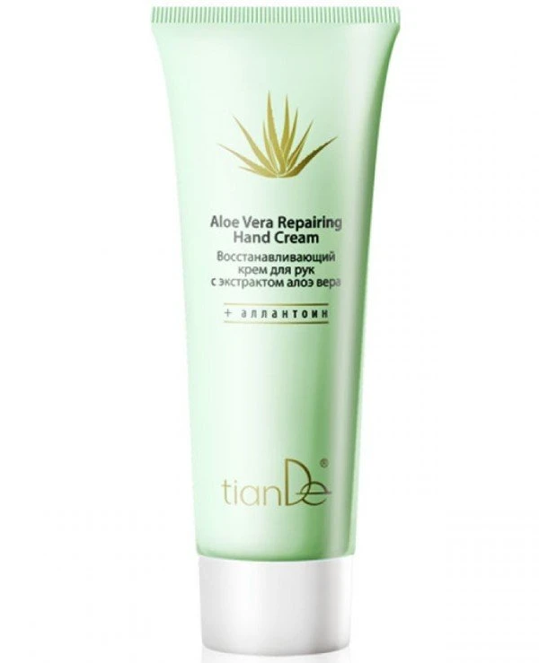 TianDe - Восстанавливающий крем для рук с экстрактом алоэ вера Aloe Vera Repairing Hand Cream 80 мл