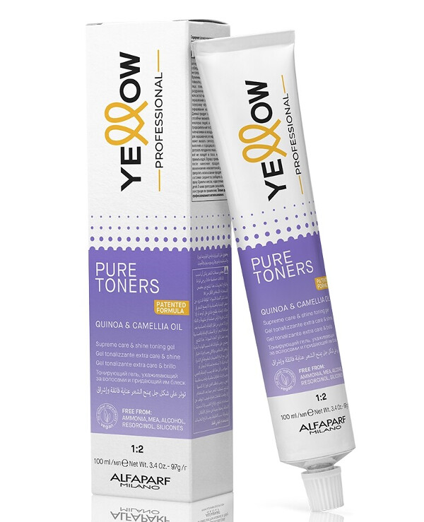 Yellow - Ammonia-free semi-permanent dye Pure Toner 100ml