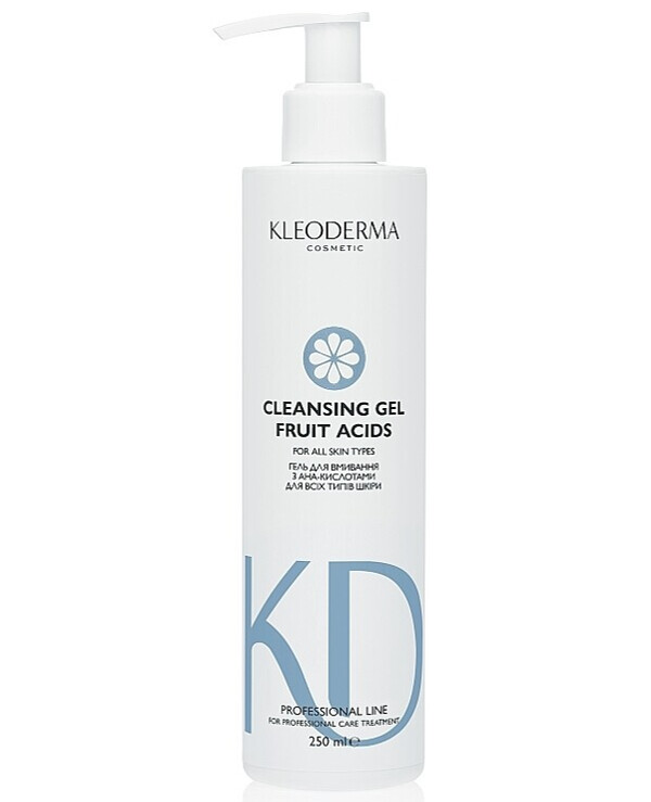 KleoDerma - Cleansing gel with AHA acids Cleansing Gel Fruit Acids 250ml