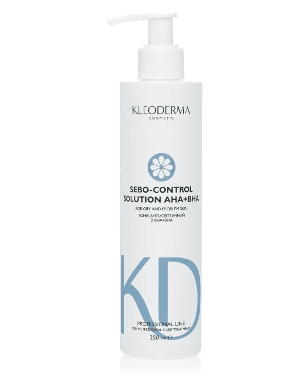 KleoDerma - Antiseptic Tonic AHA + VNA Sebo-Control Solution АНА + ВНА 250ml