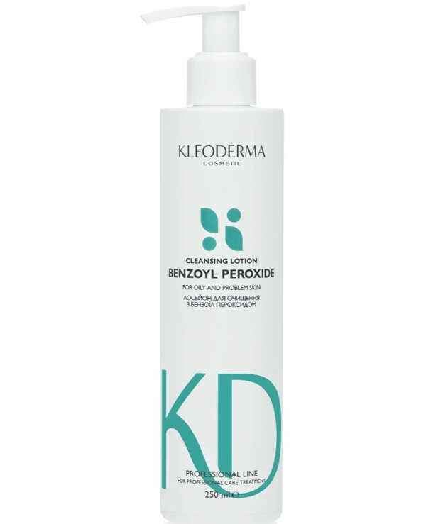 KleoDerma - Lotion with benzoyl peroxide Benzoyl Peroxide Cleansing Lotion 250ml