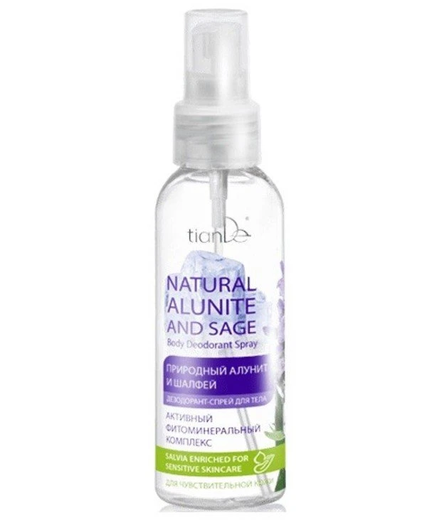 TianDe - Body Deodorant Spray "Natural Alunite and Sage" Natural Alunite and Sage 100ml