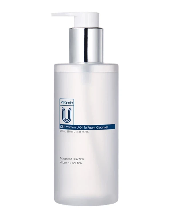 CU Skin - Очищающее гидрофильное масло-пенка Vitamin U Oil To Foam Cleanser 250 мл