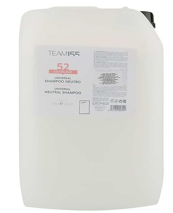 Team 155 - Neutral shampoo for all hair types Salon Bar 53 Shampoo 10 л