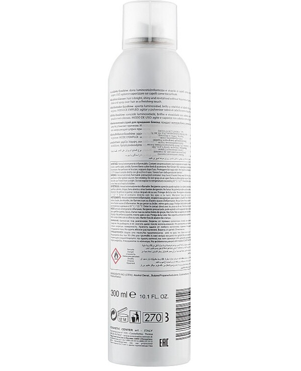 Team 155 - Spray-shine for hair without gas Ecoshine Glosser 200ml back