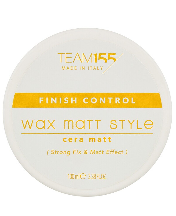Team 155 - Cream-wax for hair styling Finish Control Wax Matt Style Cera Matt 100ml