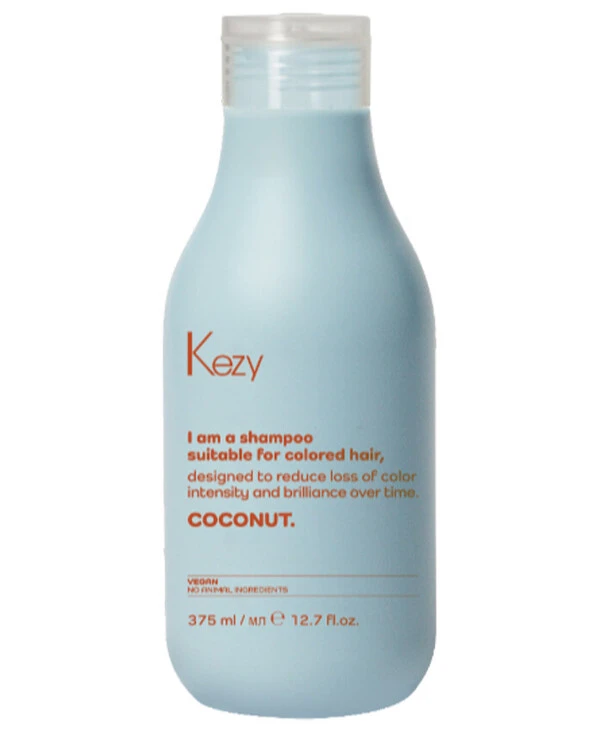 Kezy - Шампунь для окрашенных волос с водой кокоса Coconut Shampoo 375 мл