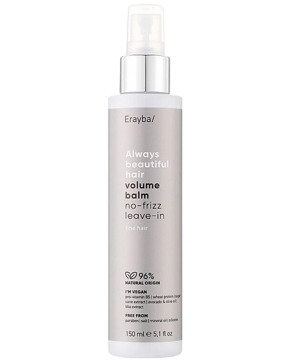 Erayba - Незмивний бальзам для об'єму волосся Always Beautiful Hair Volume Balm No-frizz Leave-in 150 мл