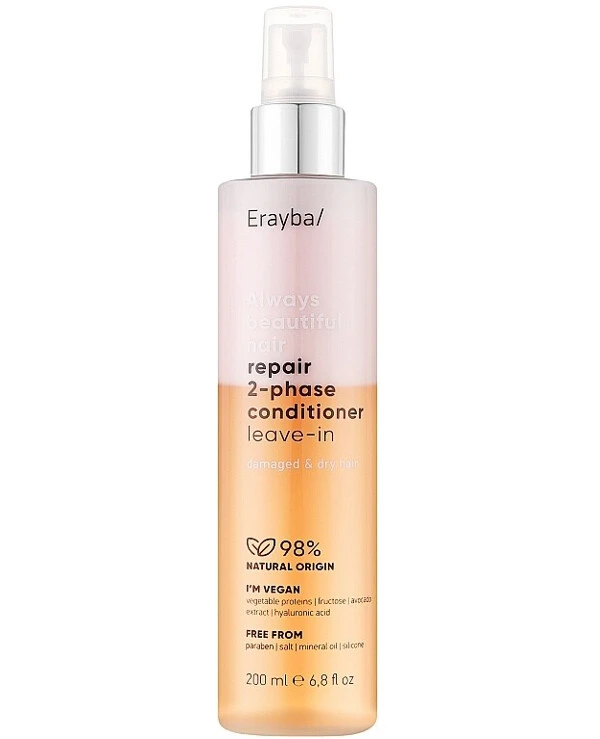 Erayba - Несмываемый двухфазный кондиционер для поврежденных волос Always Beautiful Hair Repair 2-phase Conditioner Leave-in 200 мл