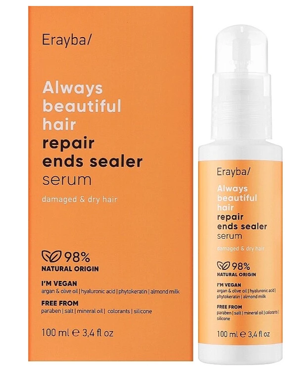 Erayba - Восстанавливающая сыворотка для секущихся кончиков волос Always Beautiful Hair Repair Ends Sealer Serum 100 мл back