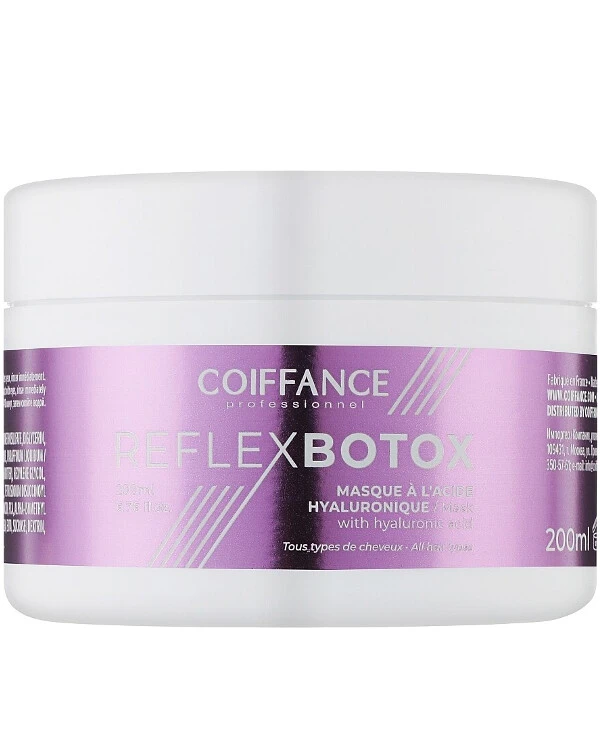Coiffance Professionnel - Маска для волос с гиалуроновой кислотой Reflexbotox Mask With Hyaluronic Acid 200 мл