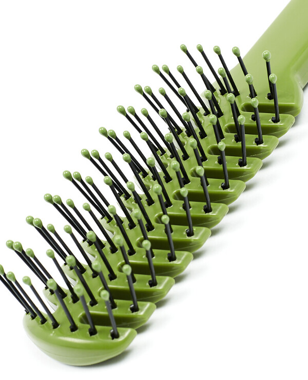 Termix - Skeleton comb Large Skeleton Barber Brush Green back