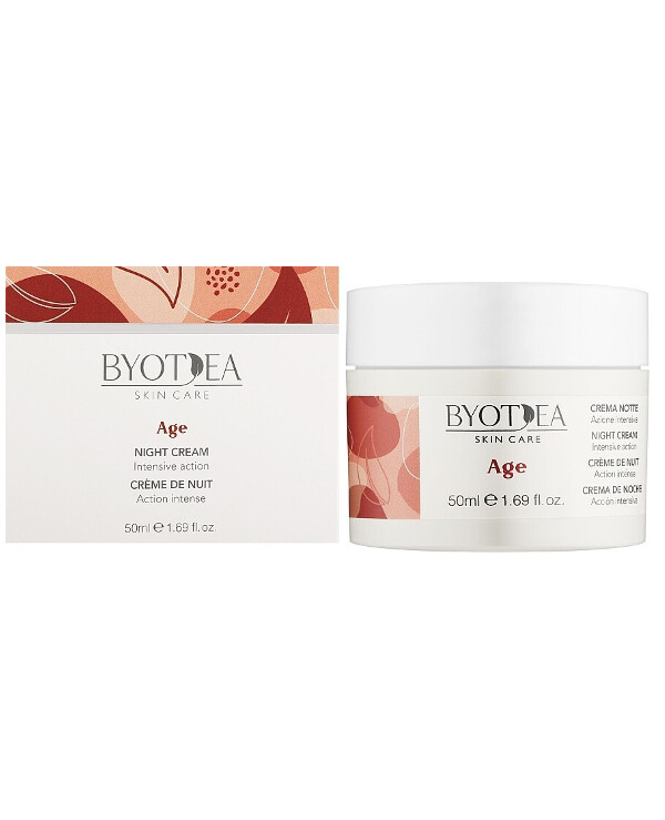 Byothea - Night face cream with hyaluronic acid Skin Care Age Intensive Action Night Cream 50ml back