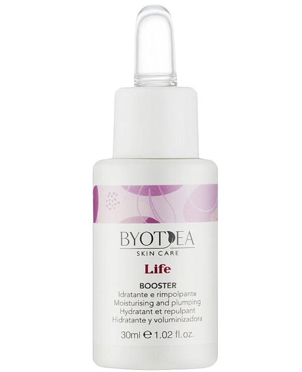 Byothea - Активный концентрат для лица с витаминами Е и F Life Booster Moisturising & Plumping 30 мл