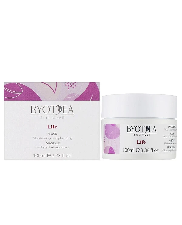 Byothea - Маска для лица с витаминами Е и F Life Moisturising & Plumping Face Mask 100 мл back