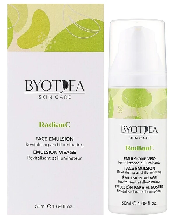 Byothea - Ревитализирующая и осветляющая эмульсия Radian C Revitalizing & Illuminating Emulsion 50 мл back