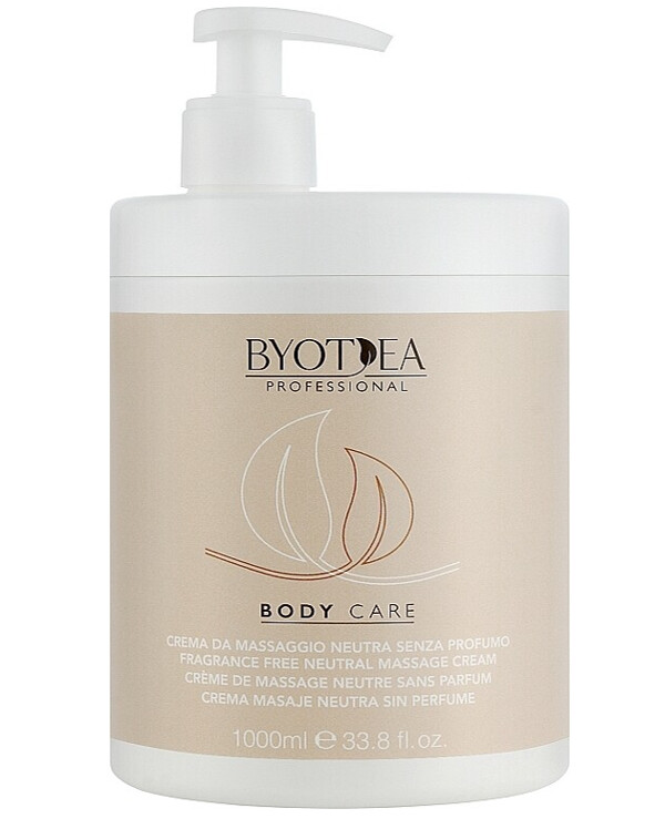 Byothea - Massage cream neutral without smell Body Care Fragrance free Neutral Massage Cream 1000ml