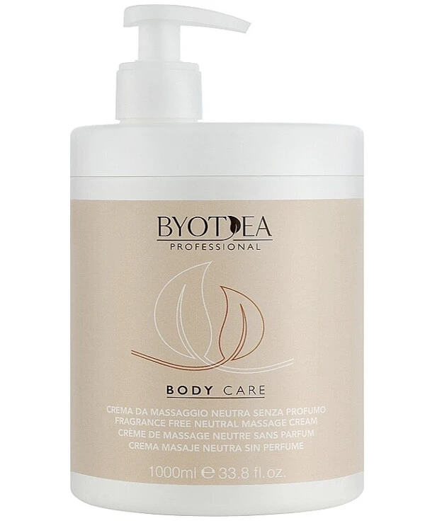 Byothea - Крем для массажа нейтральный без запаха Body Care Fragrance free Neutral Massage Cream 1000 мл