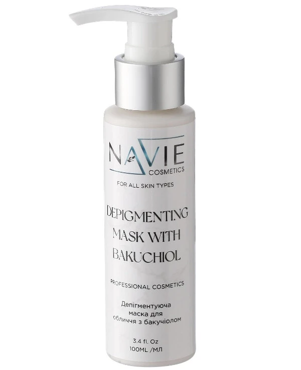 Navie - Отбеливающая крем-маска для лица с бакучиолом Depigmenting mask with Bakuchiol 100 мл
