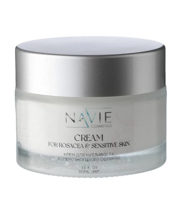 Navie - Крем для чувствительной кожи и кожи с проявлениями купероза Сream For Rosacea & Sensitive Skin 50 мл