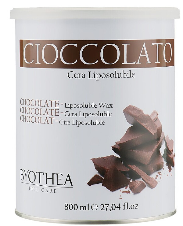 Byothea - Fat-soluble wax for depilation Chocolate Cioccolato Cera Liposolubilc 800 ml
