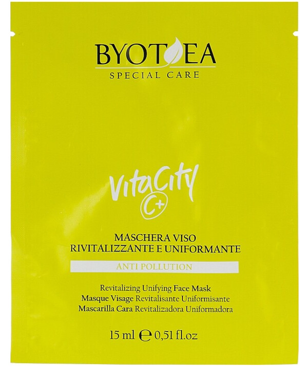 Byothea - Restorative face mask with vitamin C Face Care VitaCity C+ Anti-Pollution 6pcs