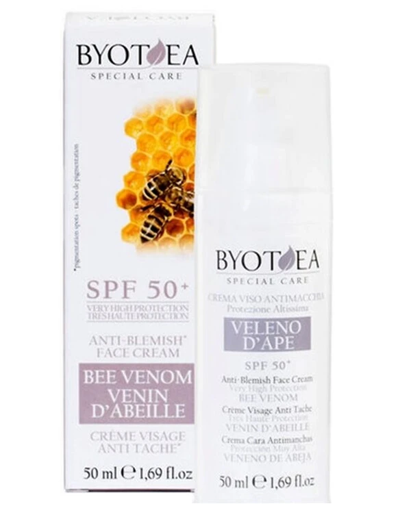 Byothea - Крем для лица анти-ожоги Bee Venom Anti-Blemish Face Cream SPF 50+ 50 мл