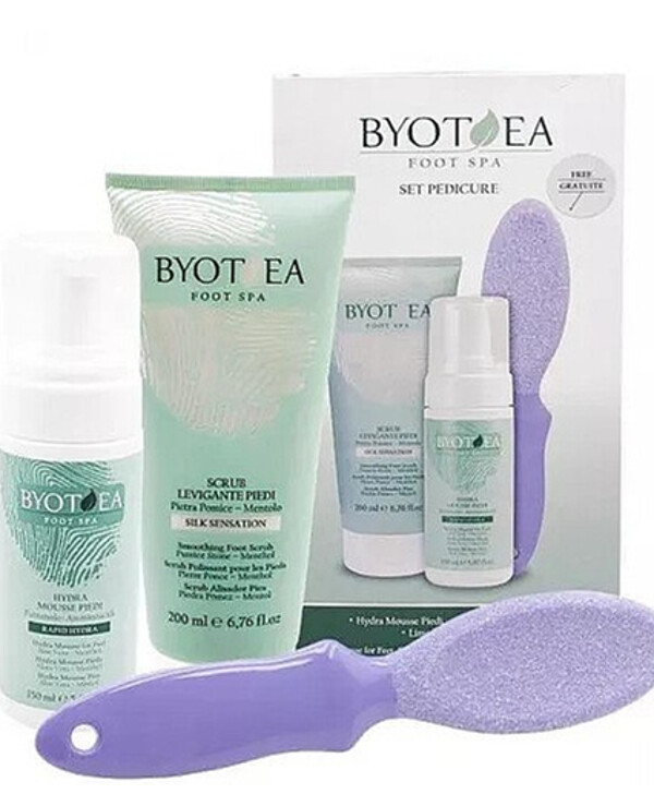 Byothea - Pedicure set Foot SPA Set Pedicure (ft/scrub/200ml + ft/mousse/15ml + ft/file) 150ml back