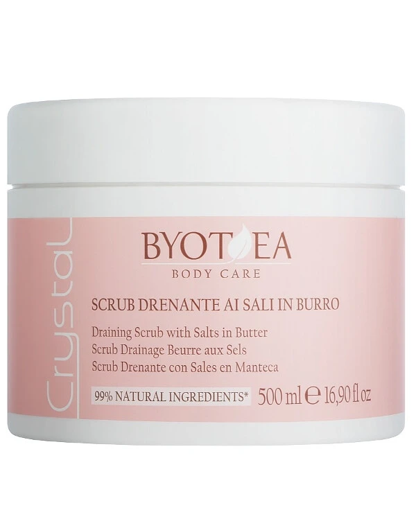 Byothea - Скраб для тела дренирующий с Гималайской солью в масле Crystal Draining Scrub 500 мл