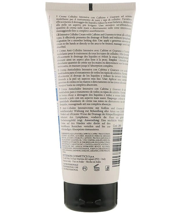 Byothea - Антицеллюлитный крем-интенсив Anti-cellulite Cream 200 мл back