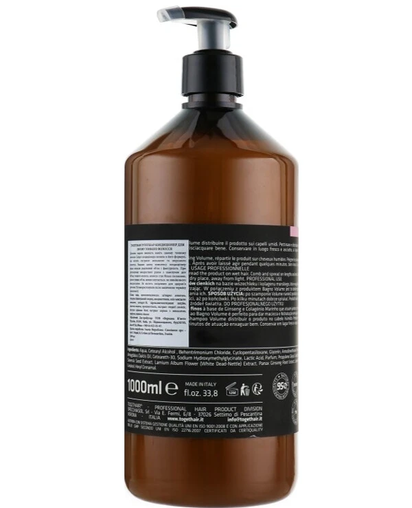 Togethair - Кондиционер для объема тонких волос Volume Conditioner 100 мл back