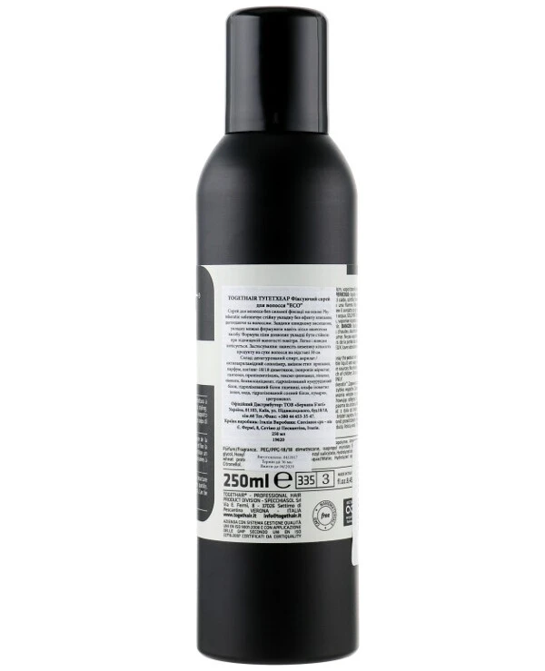Togethair - Фиксирующий спрей для волос Meeting Nature Eco Fix Design 250 мл back