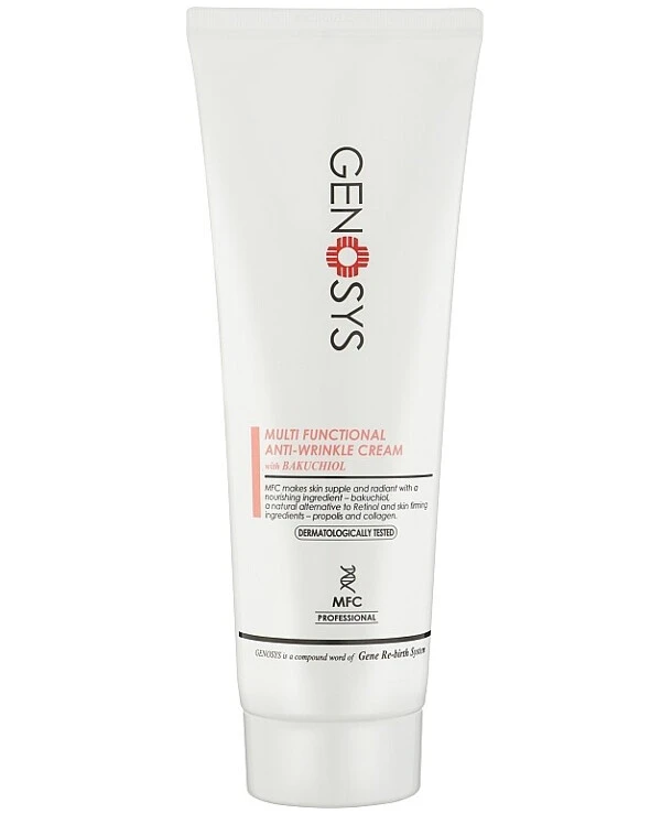 Genosys - Інтенсивний багатофункціональний крем для обличчя Multi Functional Anti-Wrinkle Cream with Bakuchiol 250 мл