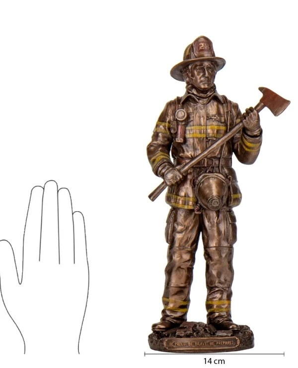 Veronese Fireman Figurine 30 cm (76822A4) | 9