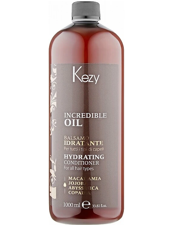 Kezy - Кондиционер для волос Увлажняющий Incredible Oil Hydrating Conditioner 1000 мл