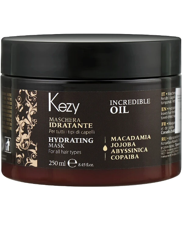 Kezy - Увлажняющая маска для волос Incredible Oil Hydrating Mask 250 мл