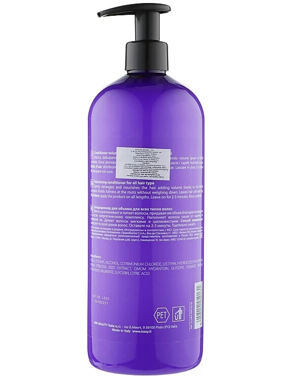 Kezy - Кондиционер для объема волос Magic Life Volumizing Conditioner 1000 мл back