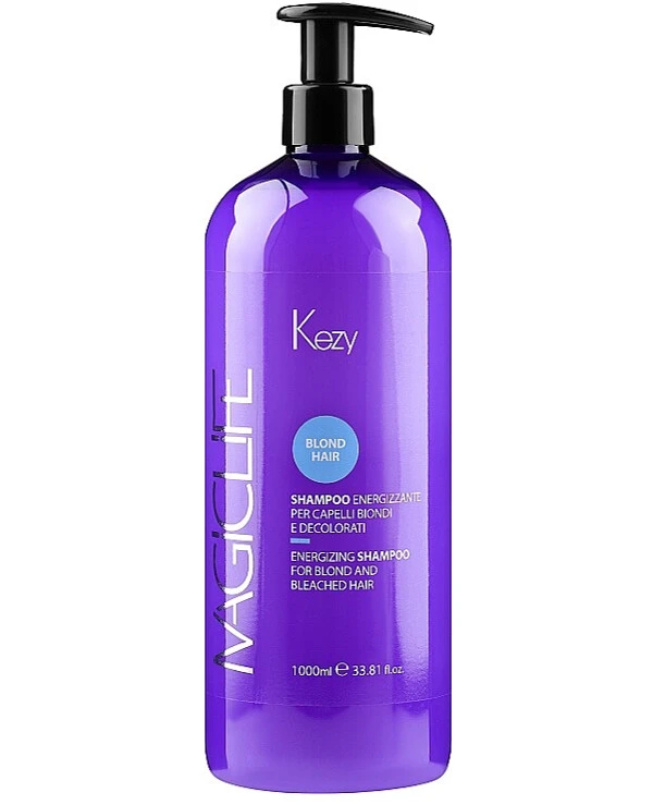 Kezy - Шампунь укрепляющий для светлых и обесцвеченных волос Magic Life Energizzante Shampoo 1000 мл