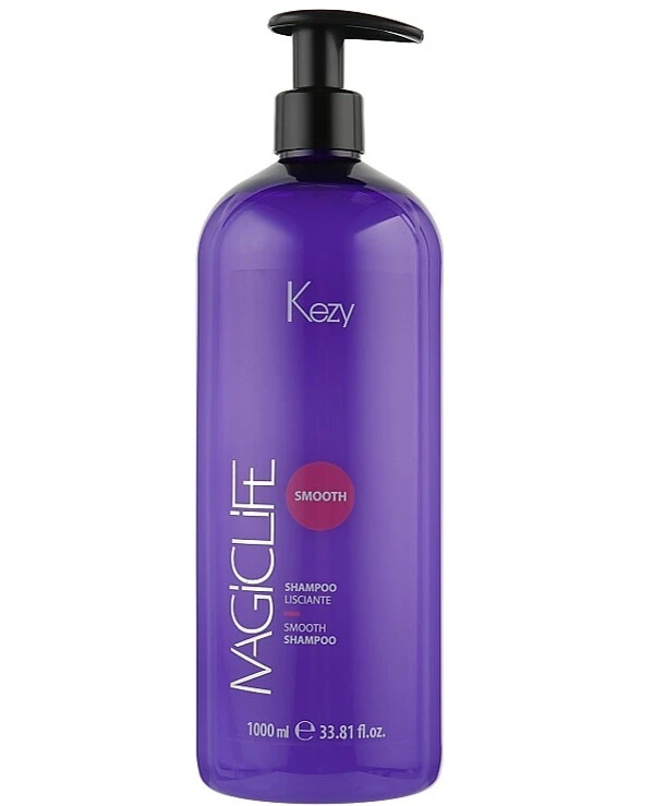 Kezy - Шампунь Разглаживающий для вьющихся и непослушных волос Magic Life Smooth Shampoo 1000 мл