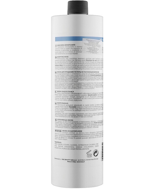 Kezy - Mask for adding thickness to thinning hair My Therapy Bodifying Mack 1000ml back