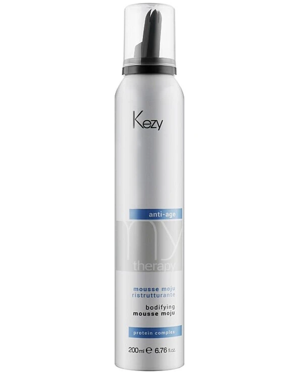 Kezy - Несмываемый мусс для восстановления волос My Therapy Bodifying Mousse Moju 200 мл