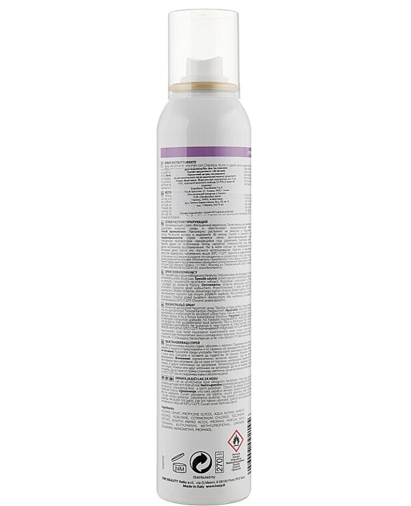 Kezy - Восстанавливающий смывной спрей для волос Remedy Restructuring Spray 200 мл back